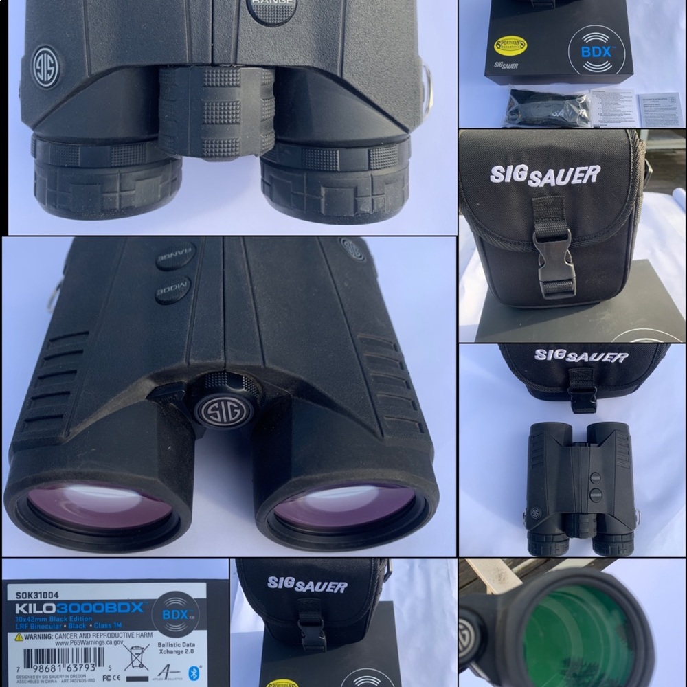 SIG SAUER KILO 3000 BDX RANGE FINDING BINOCULARS